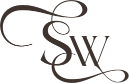 Elegant monogram logo with S and W letters